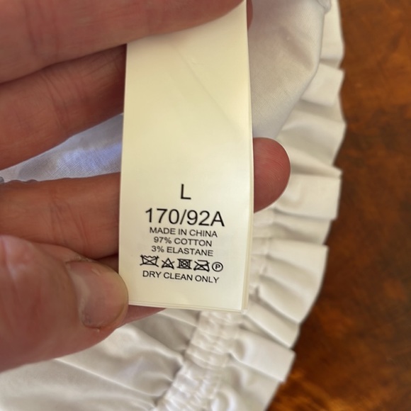 NWT Kate Spade white aperitif top L - Picture 7 of 13